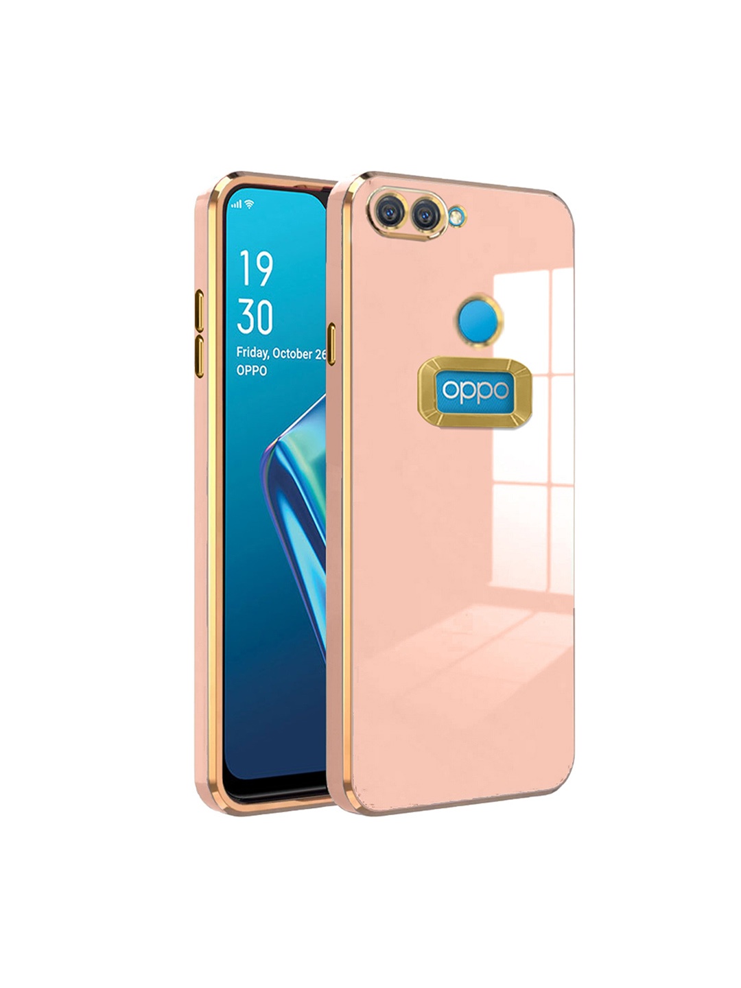 

Karwan Camera Protection Oppo A 12 Back Case, Pink