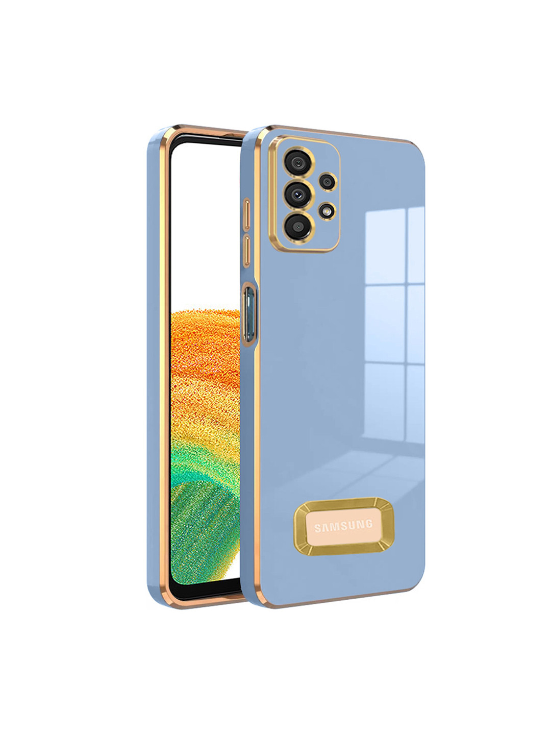 

Karwan Camera Protection Samsung A33 Back Case, Blue