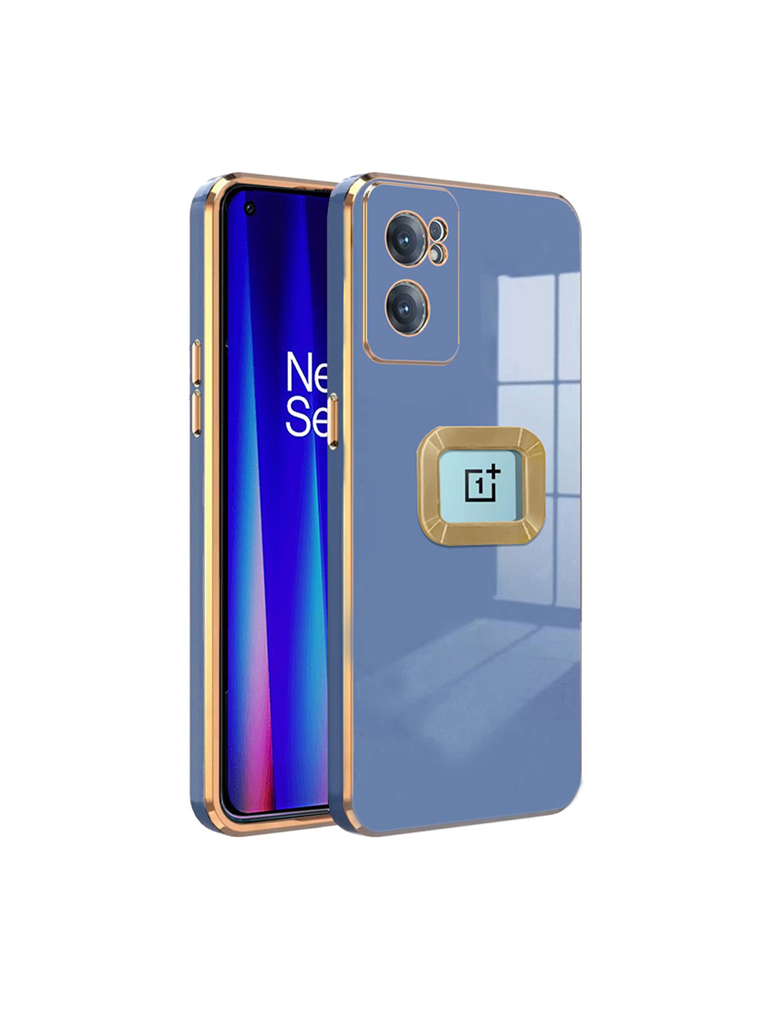 

Karwan Camera Protection Oneplus Nord CE2 Back Case, Blue