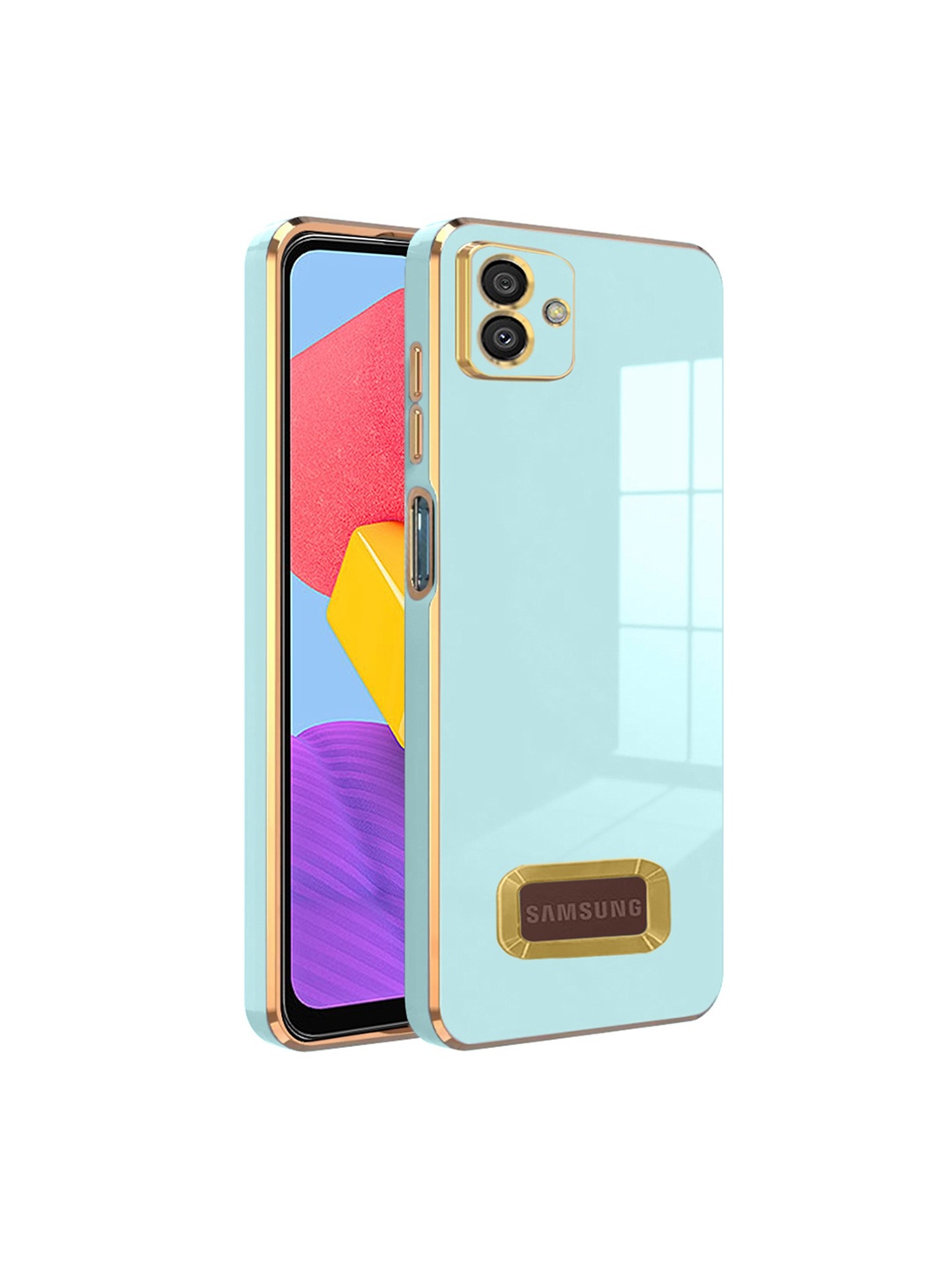 

Karwan Camera Protection Samsung M13 Silicone Phone Back Case, Sea green