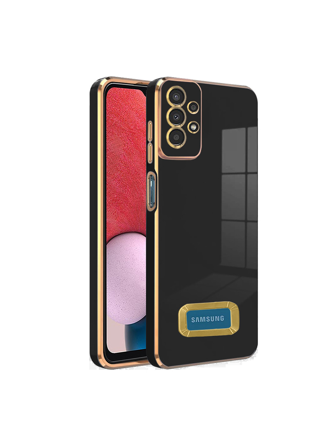 

Karwan Camera Protection Samsung A13 Phone Back Case, Black