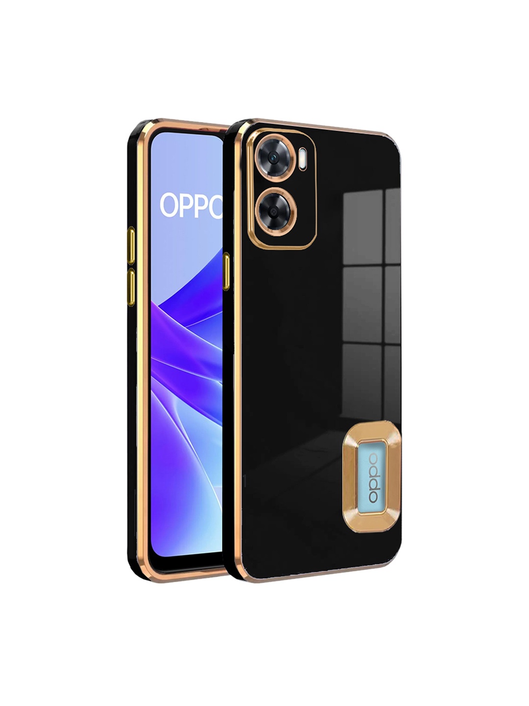 

Karwan Camera Protection Oppo A77 Phone Back Case, Black