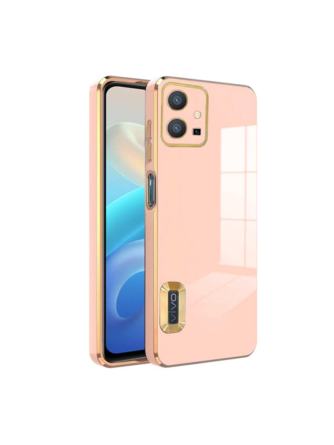 

Karwan Camera Protection Vivo Y55 Back Case, Pink