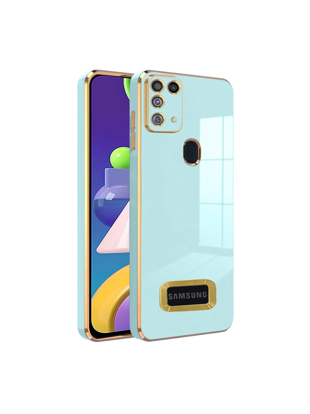 

Karwan Camera Protection Samsung M31 Silicone Phone Back Case, Sea green