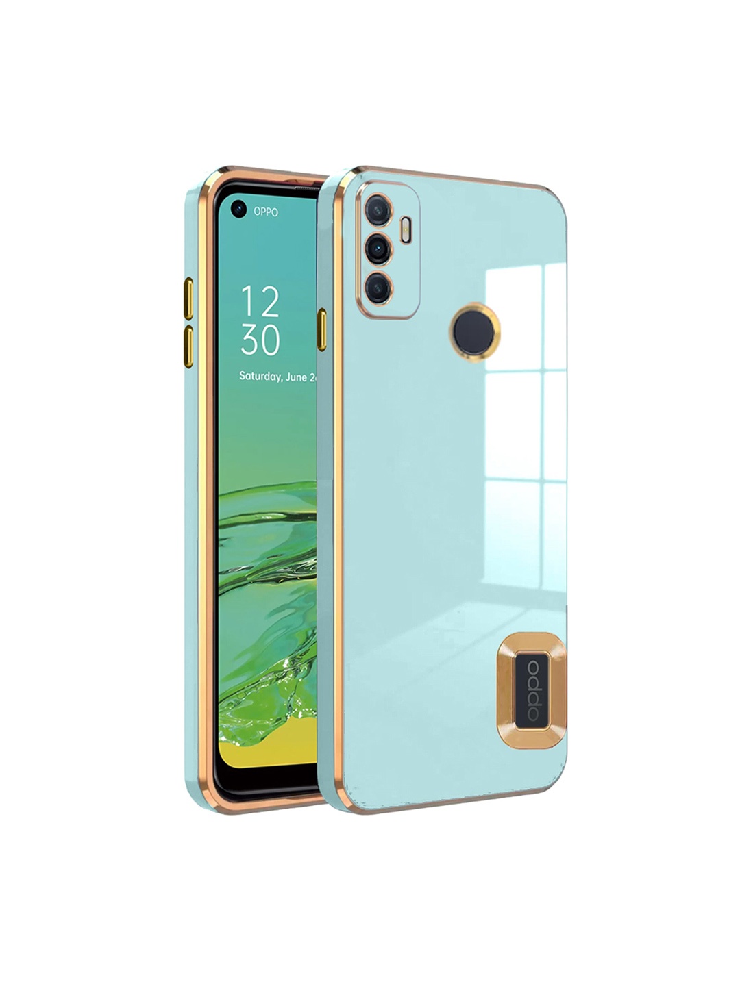 

Karwan Camera Protection Oppo A 33 Back Case, Green