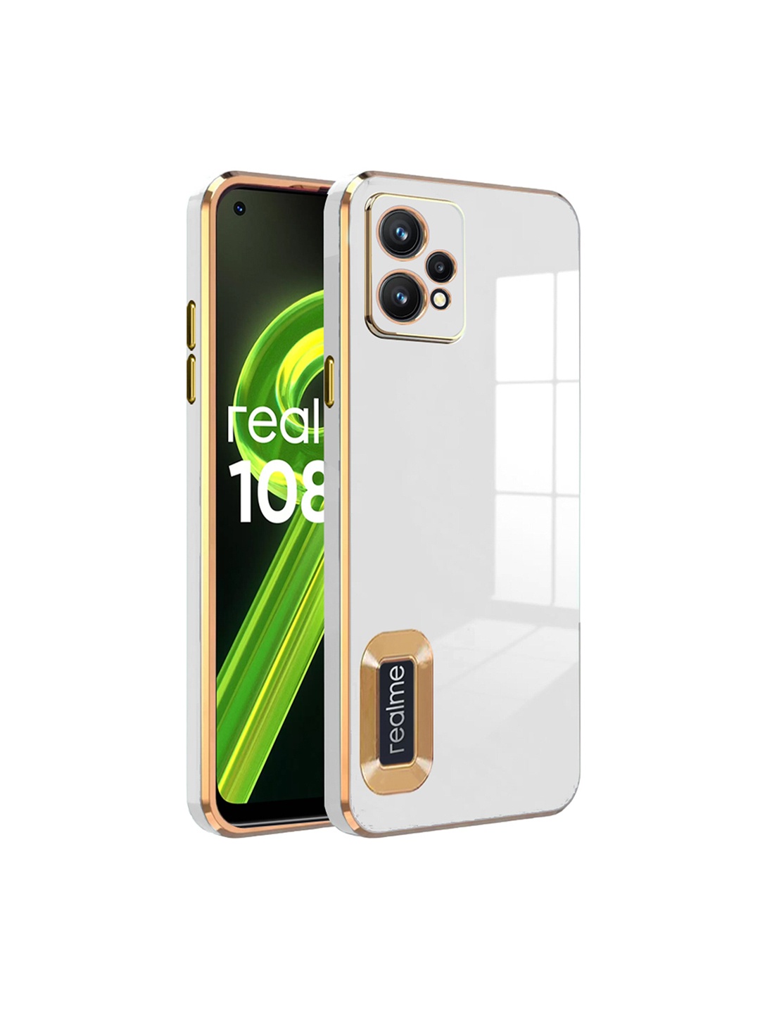 

Karwan Camera Protection Realme 9 Back Case, White