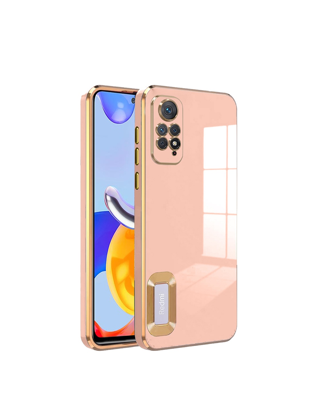 

Karwan Camera Protection MI Note 11 Back Case, Pink
