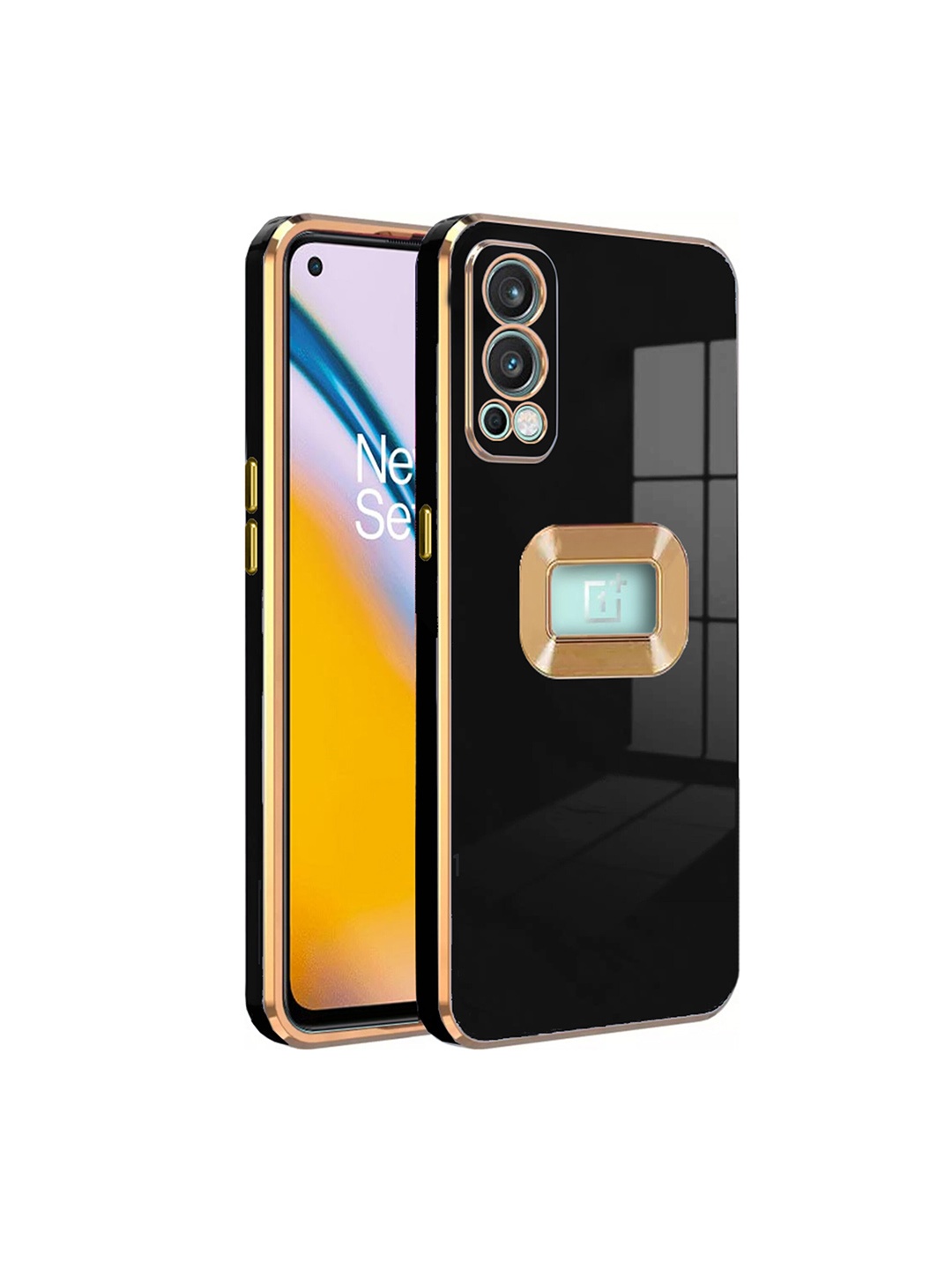 

Karwan Oneplus Nord 2 Silicone Phone Back Case, Black