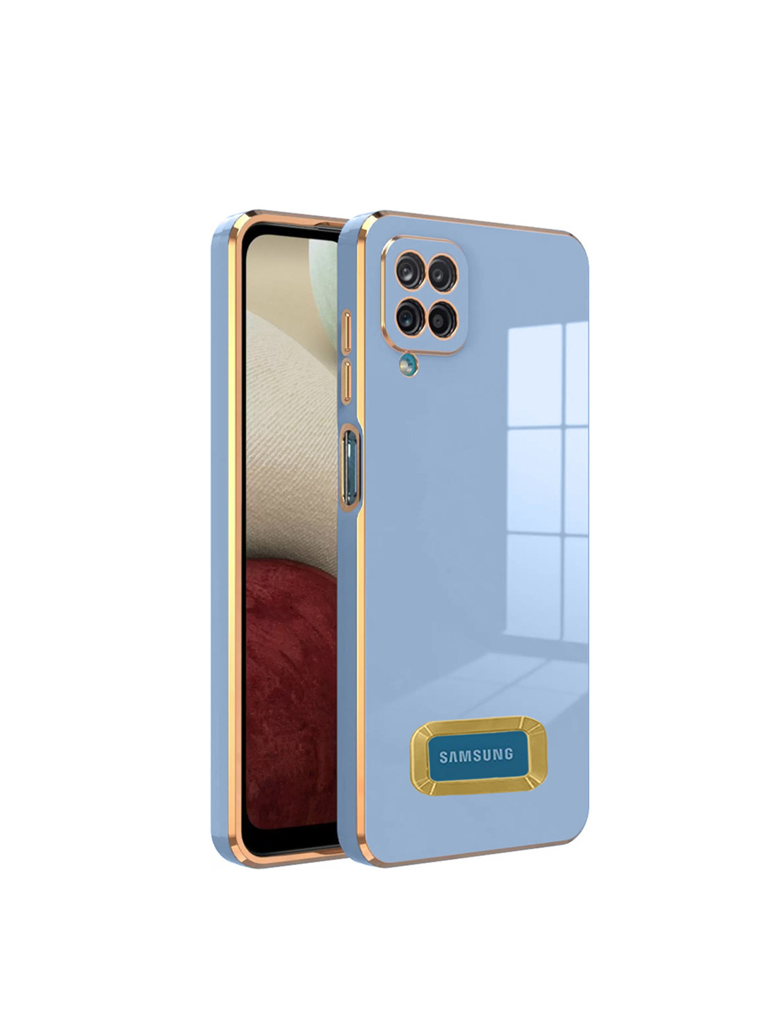 

Karwan Samsung M53 Liquid Silicone Back Case, Blue