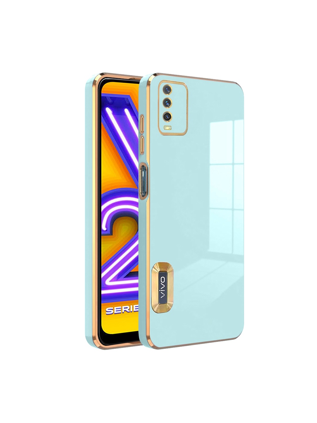 

Karwan Vivo Y20 Liquid Silicone Back Case, Green