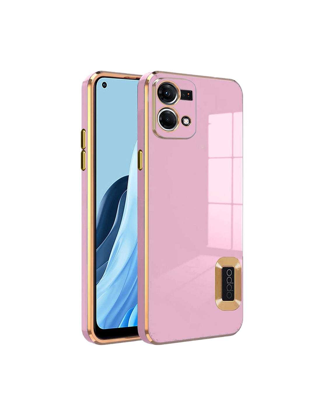 

Karwan Oppo F21 Pro 4G Liquid Silicone Phone Back Case, Pink
