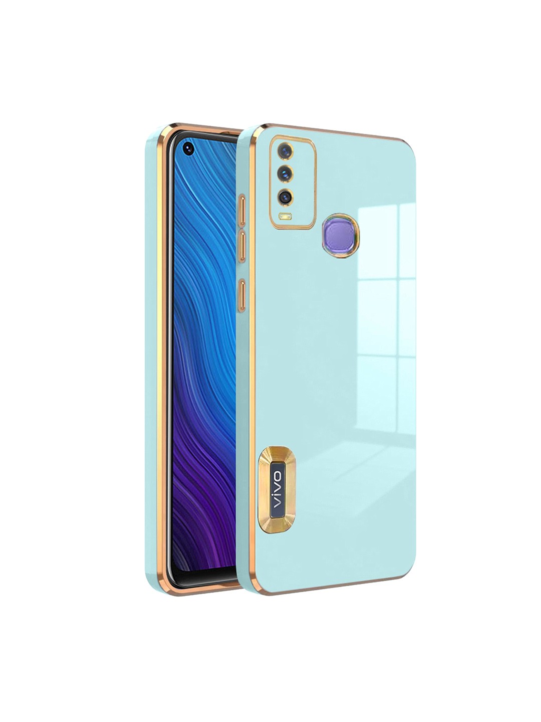 

Karwan Vivo Y50 Liquid Silicone Phone Back Case, Green