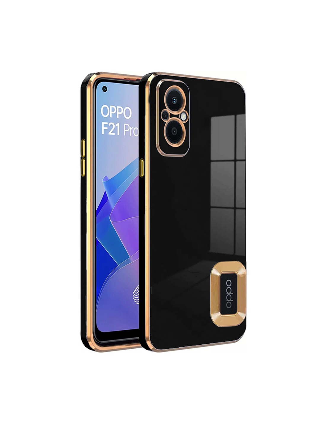 

Karwan Oppo F21 Pro 5G Liquid Silicone Phone Back Case, Black