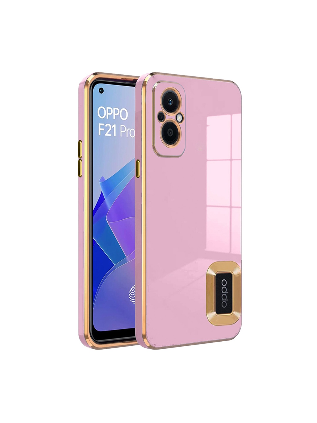 

Karwan Oppo F21 Pro 5G Liquid Silicone Phone Back Case, Pink