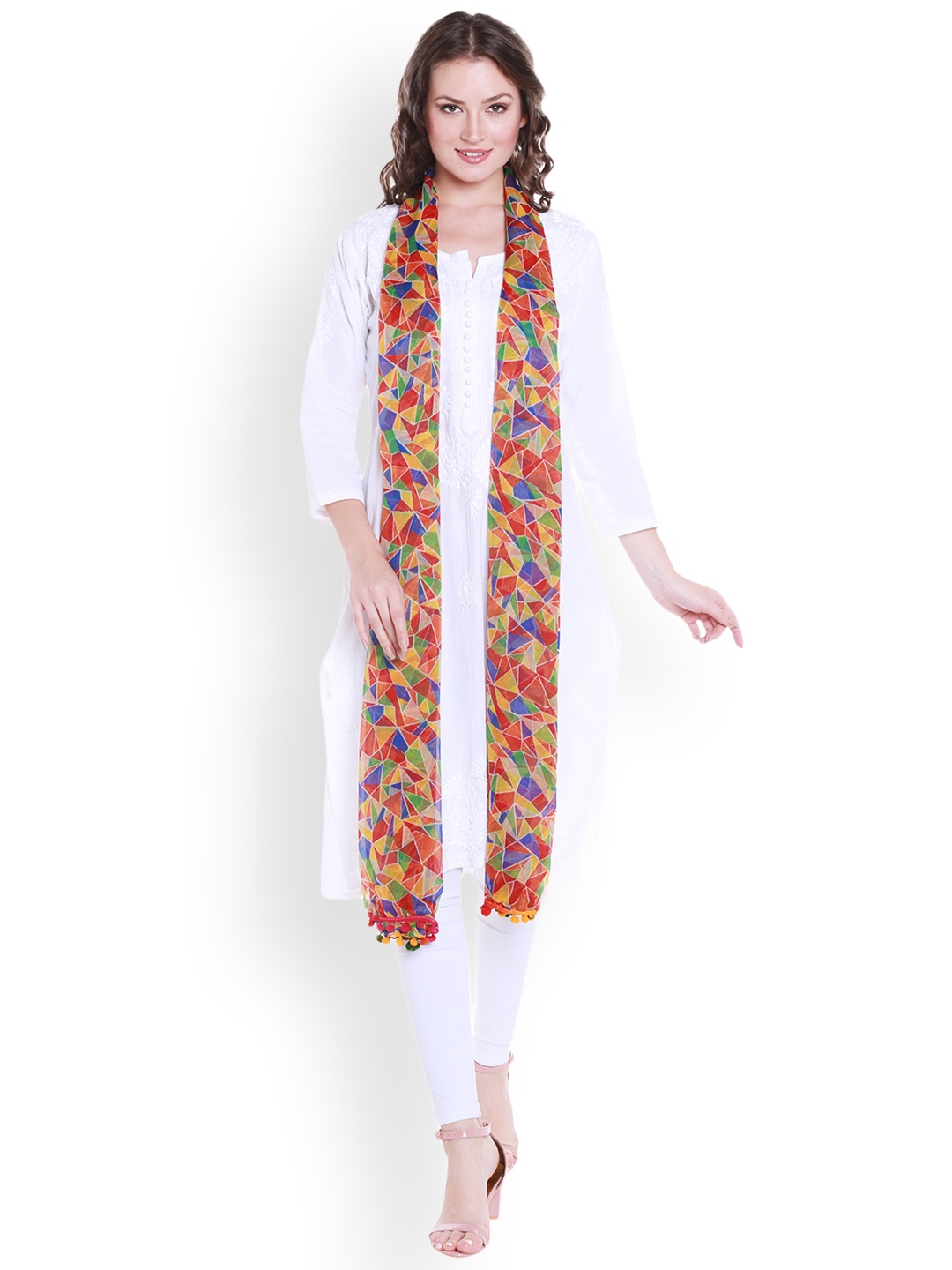 

Dupatta Bazaar Multicoloured Printed Dupatta, Multi