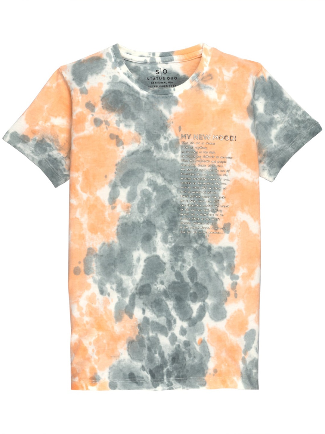 

Status Quo Boys Dyed Cotton T-shirt, Orange