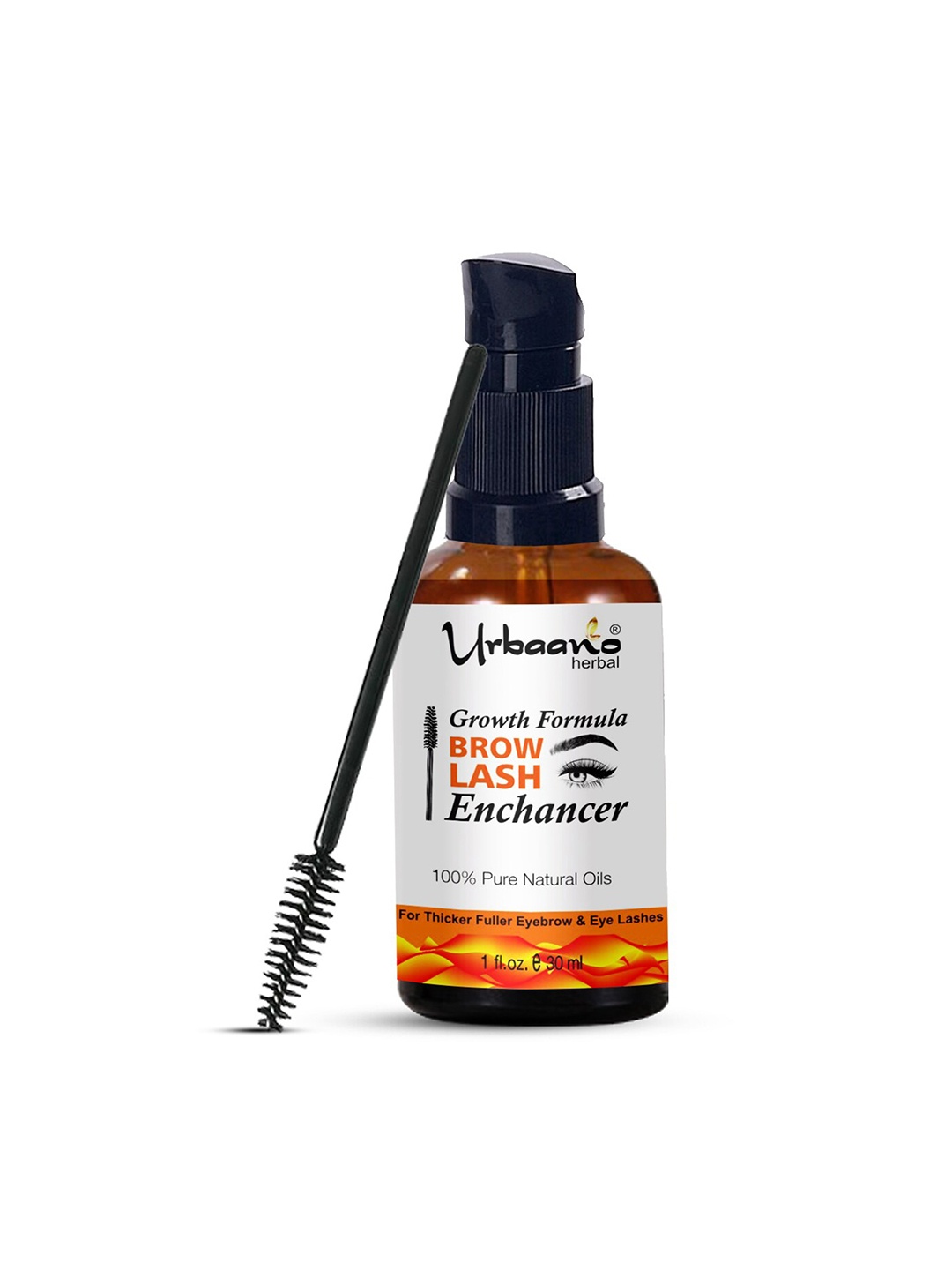 

Urbaano Herbal Brow Lash Eyebrow & Eyelash Growth Enhancer Serum - 30 ml, White