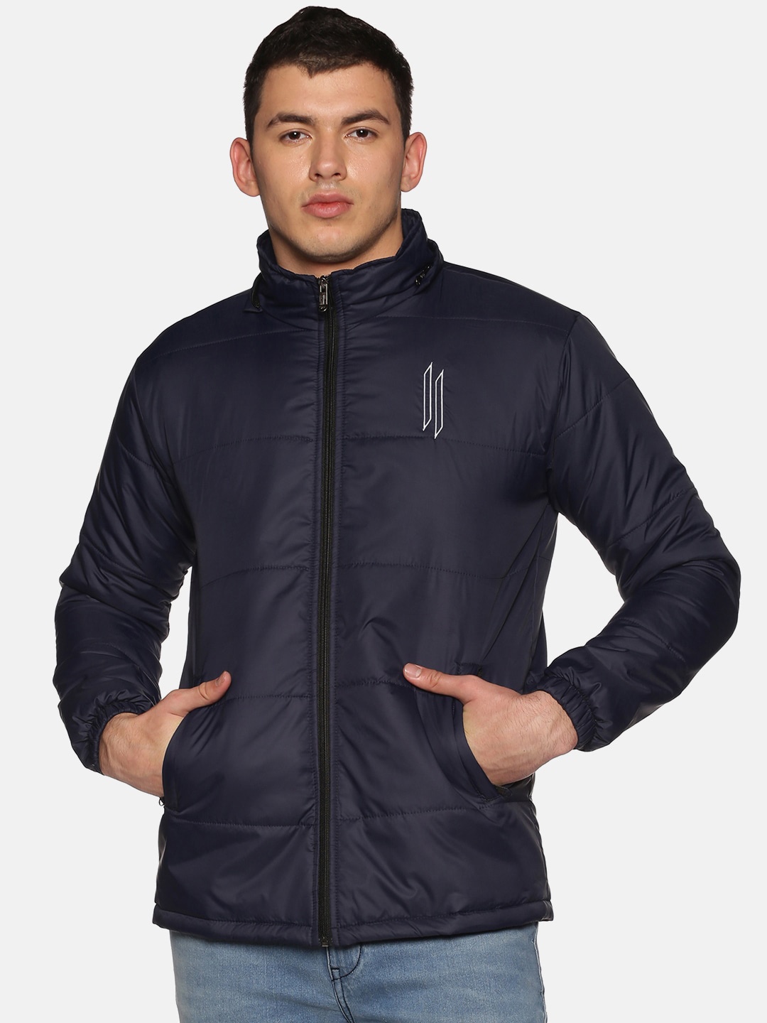 

ATTIITUDE Men Windcheater Padded Jacket, Navy blue