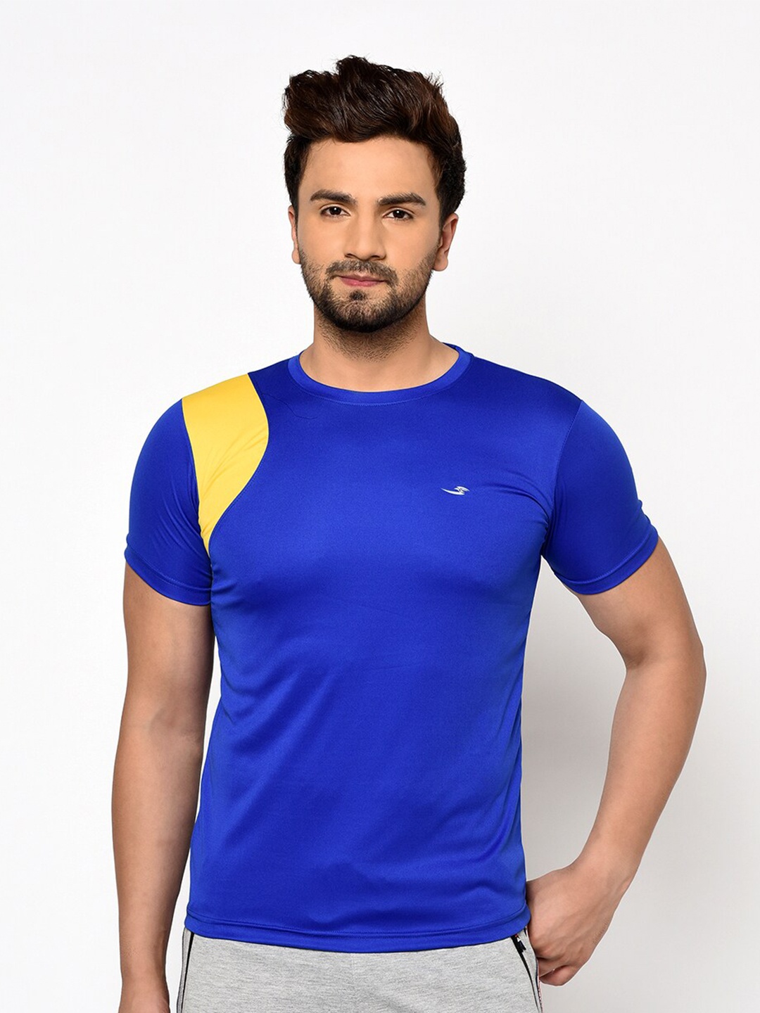

V2 Value & Variety Men Round Neck T-shirt, Blue