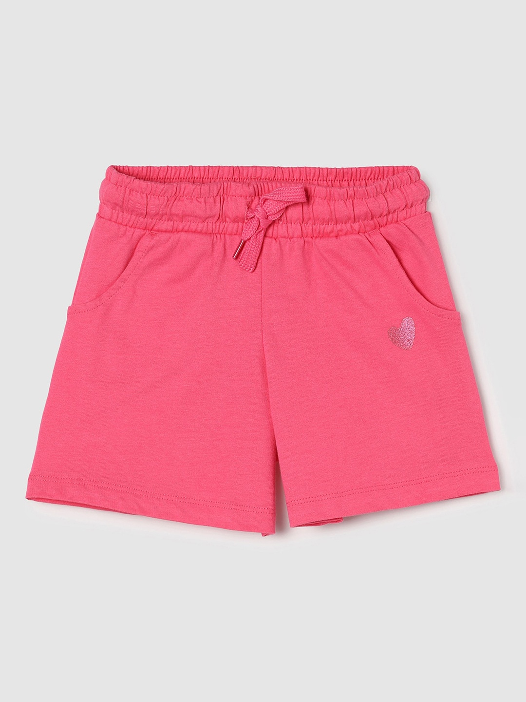 

max Girls Pure Cotton Shorts, Fuchsia