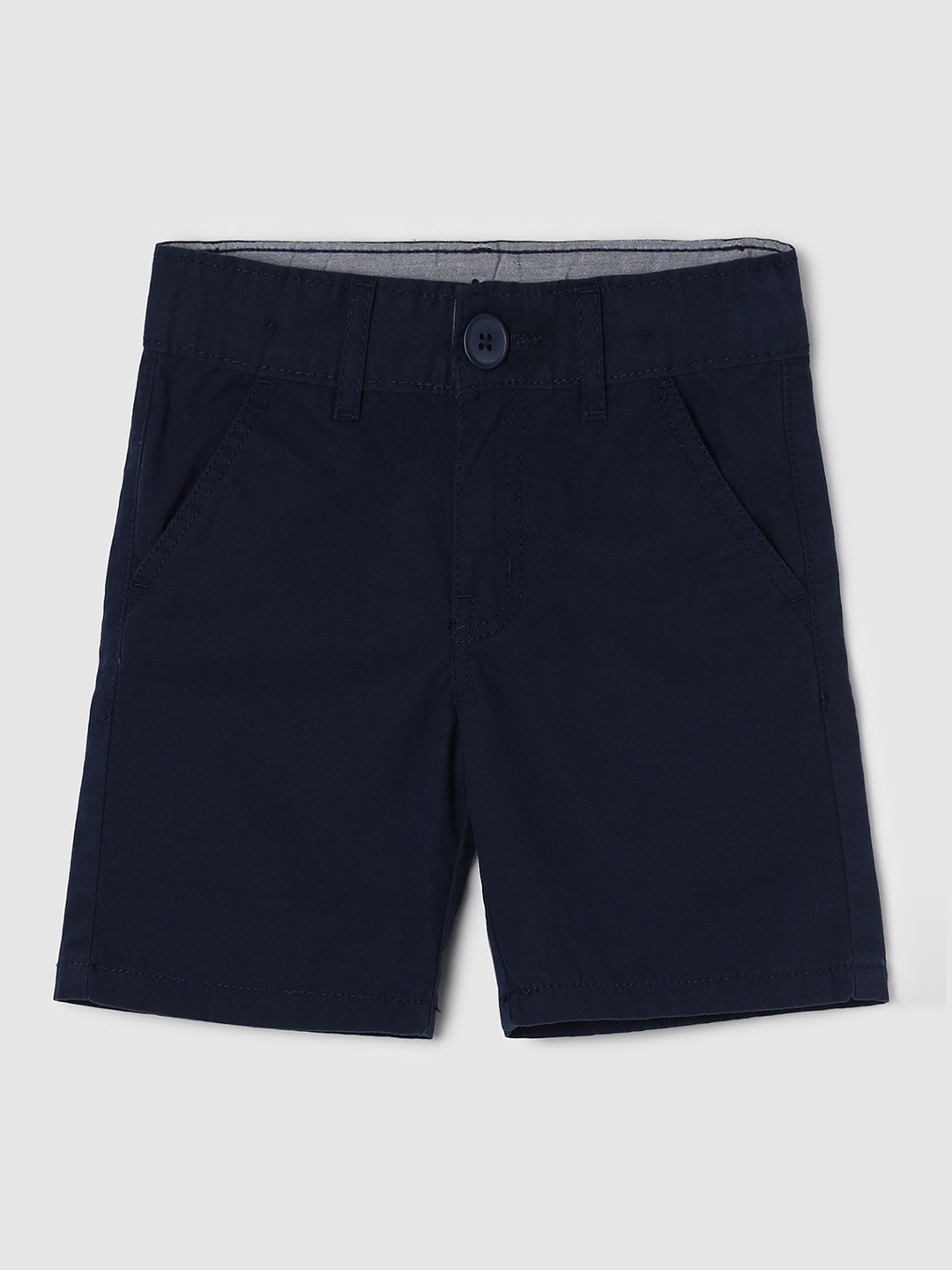 

max Boys Pure Cotton Chino Shorts, Navy blue