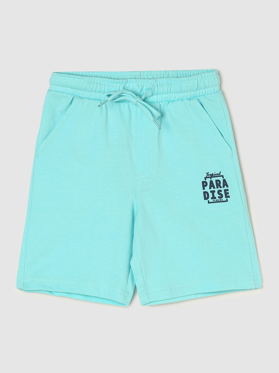 

max Boys Pure Cotton Shorts, Blue