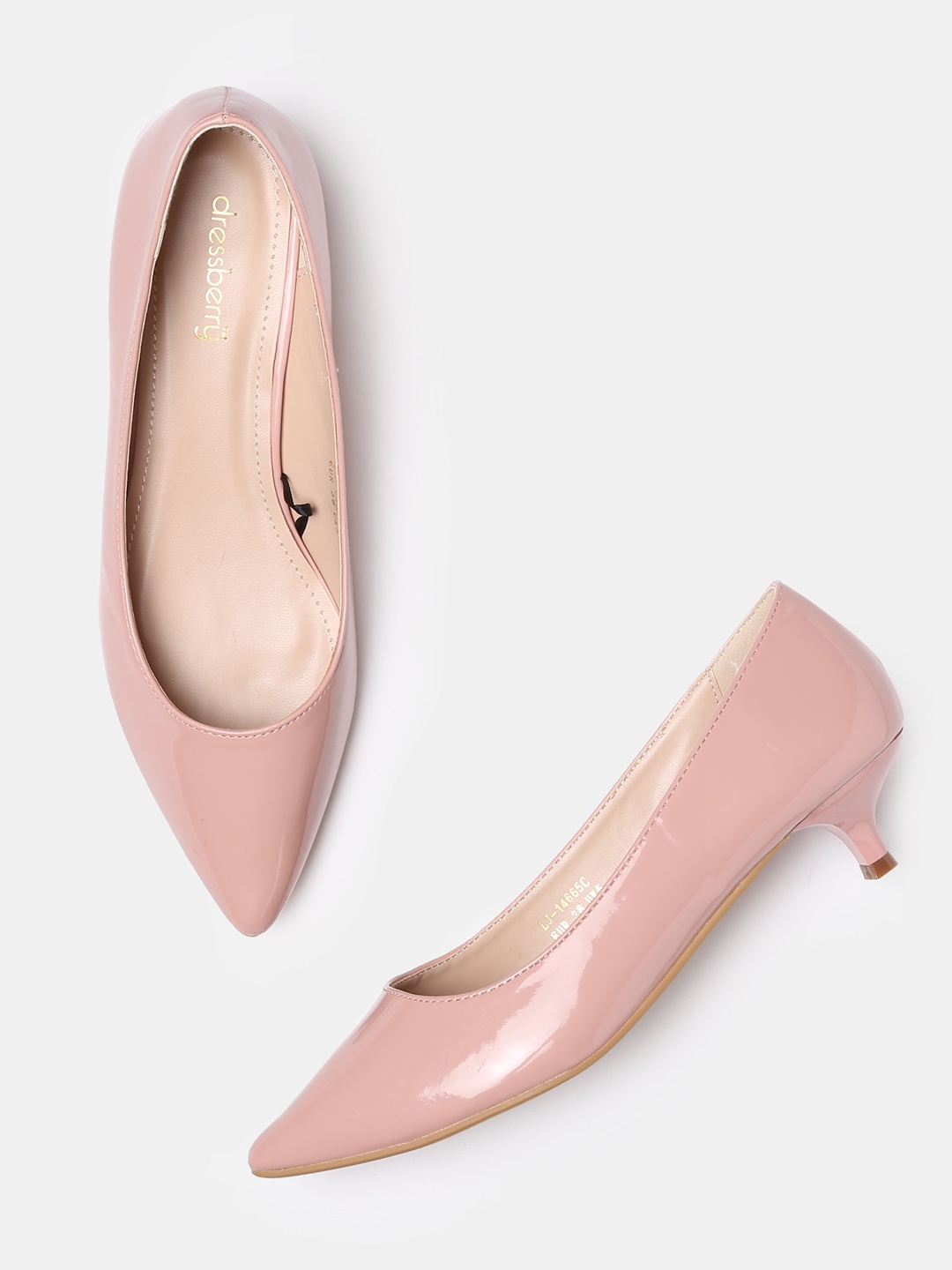 

DressBerry Women Pink Solid Pumps