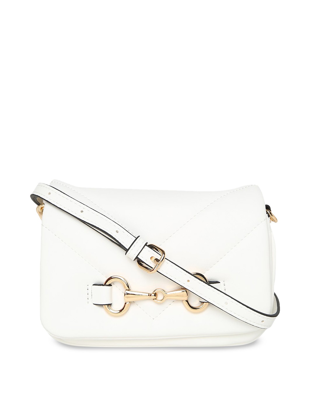 

ALDO Bucket Sling Bag with Bow Detail, White