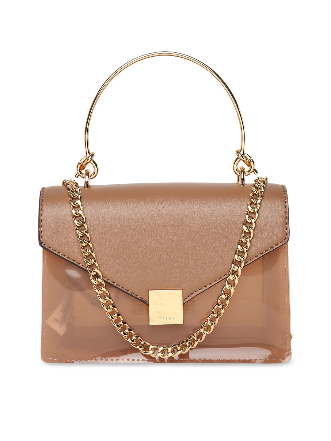 

ALDO Structured Small Size Satchel Bag, Brown