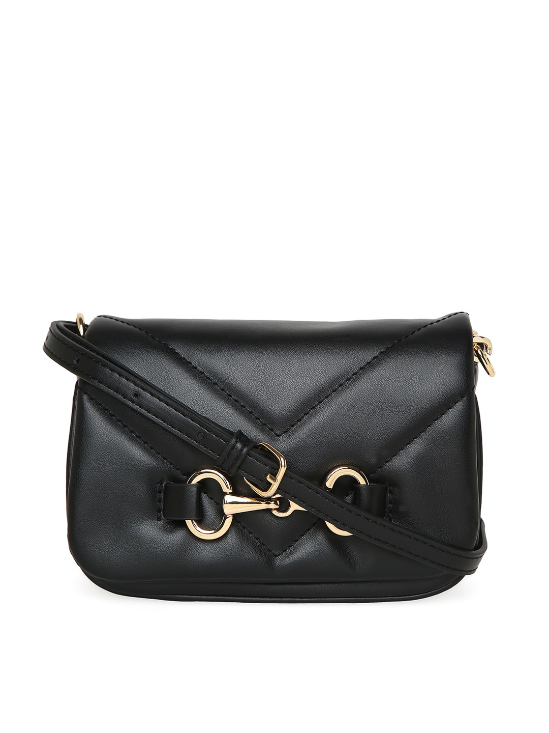 

ALDO Structured Sling Bag, Black