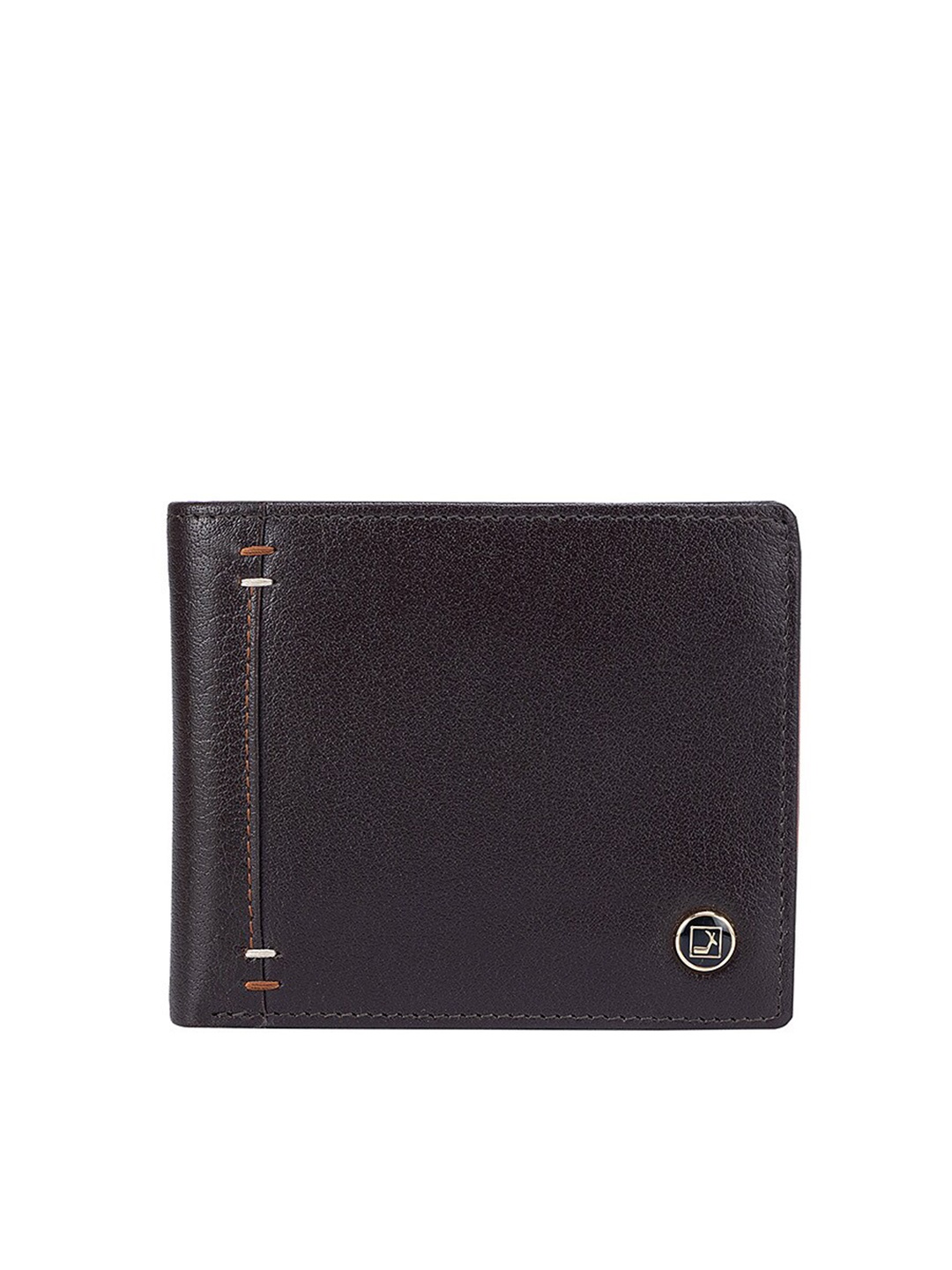 

Da Milano Men Leather Two Fold Wallet, Brown