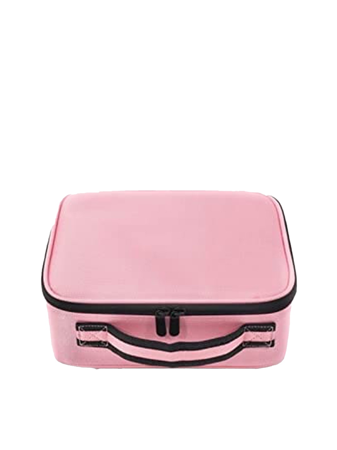 

HOUSE OF QUIRK Pink Makeup Organiser With Adjustable Compartment