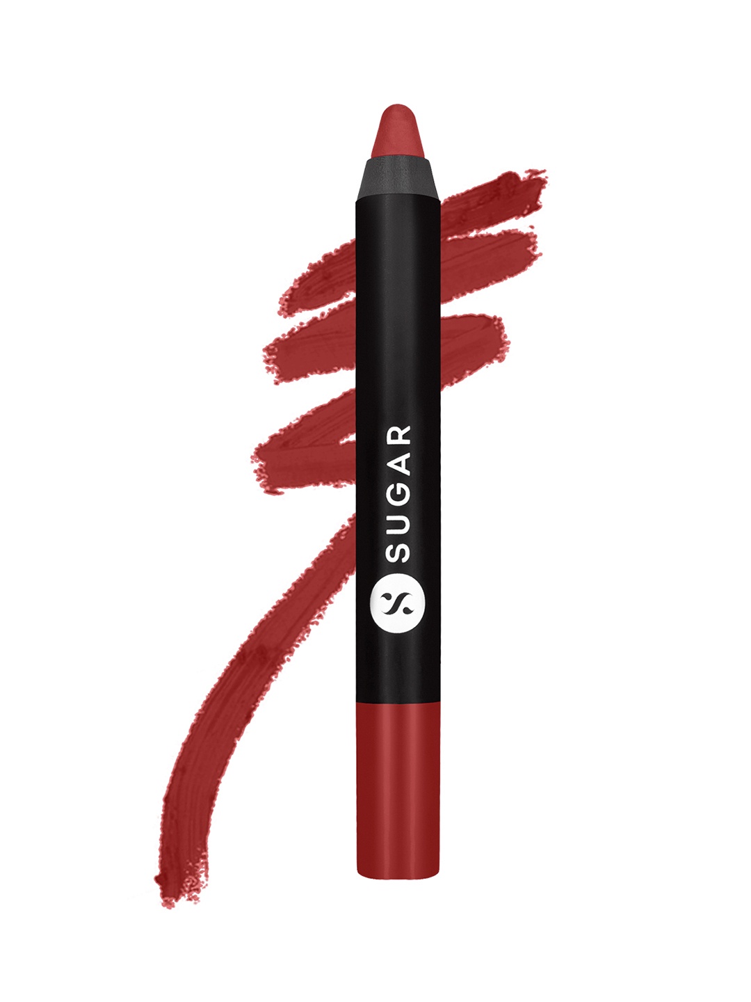 SUGAR Matte As Hell Crayon Lipstick with Sharpener - Jackie Brown 08