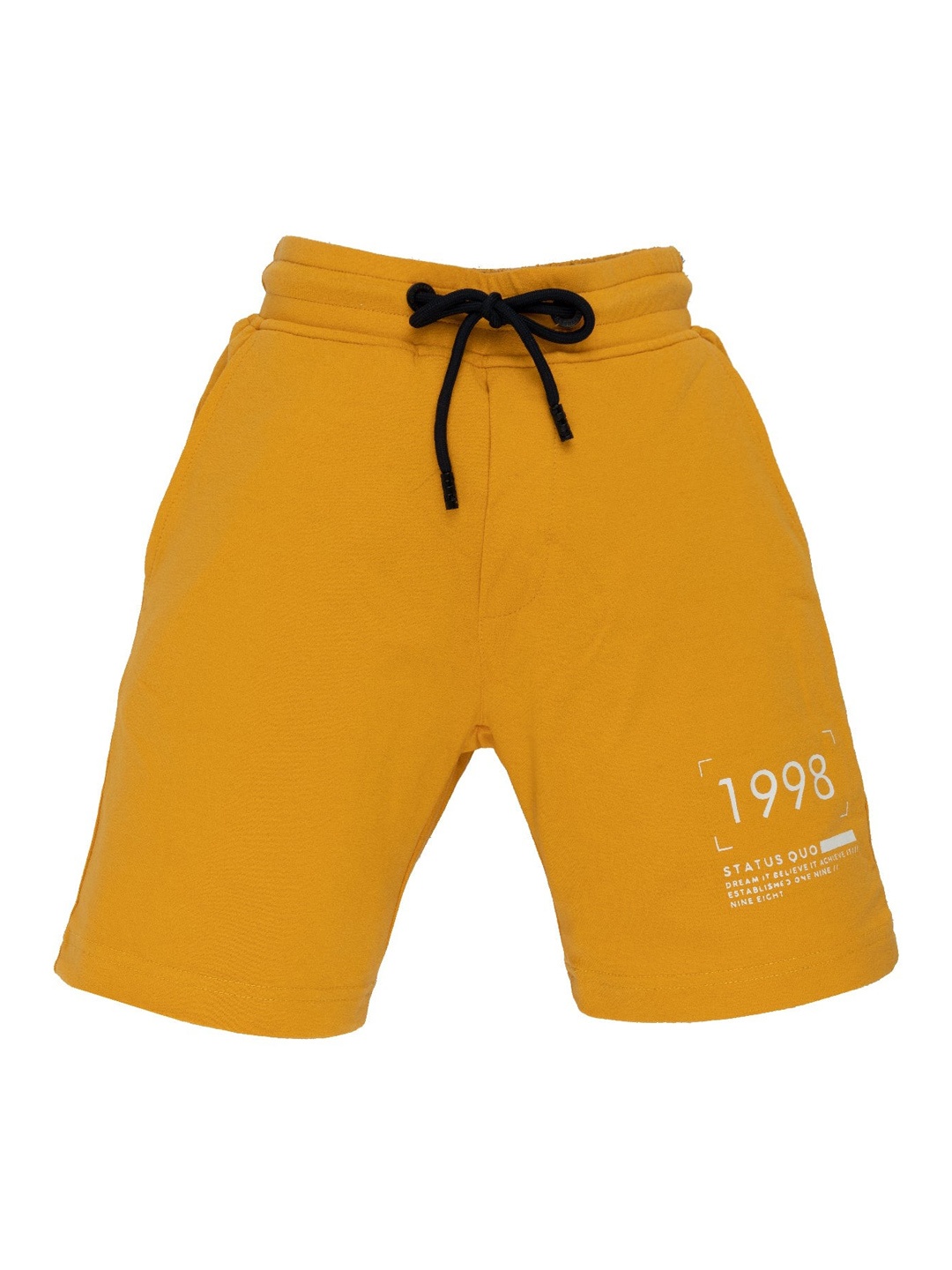 

Status Quo Kids Boys Mid Rise Regular Shorts, Yellow
