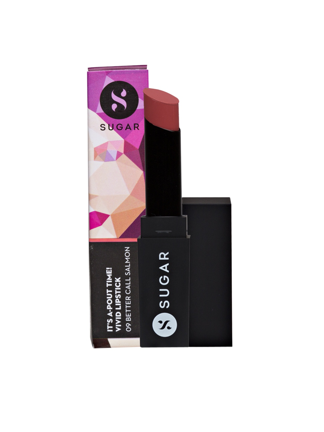 

SUGAR Its A Pout Time Better Call Salmon Vivid Lipstick 09 (Peach Pink)