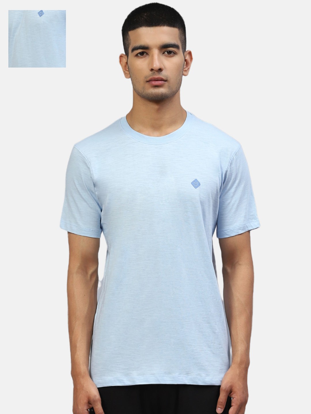 

Almo Wear Men Pack Of 2 Cotton Lounge Tshirts, Blue