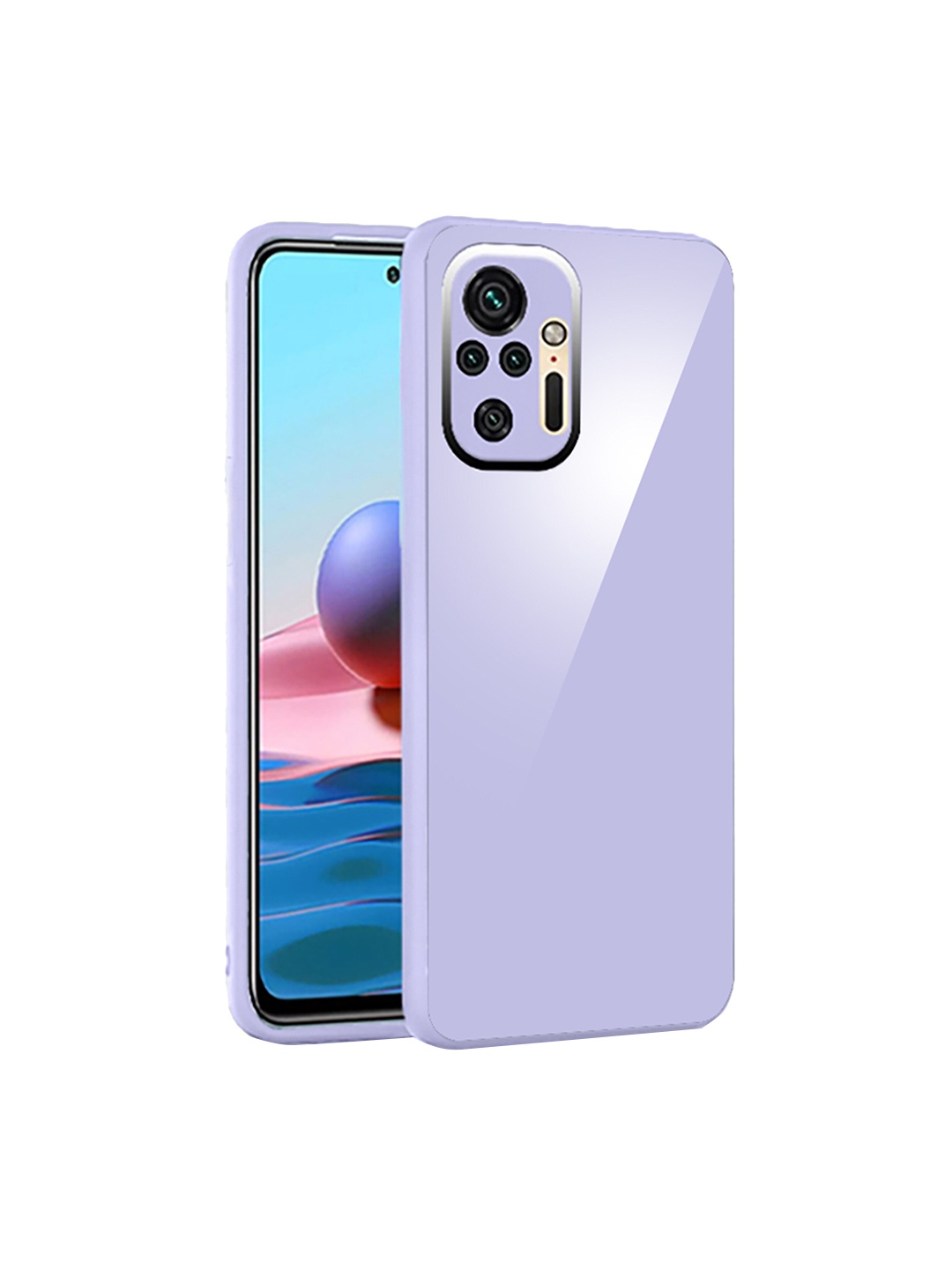 

Karwan Shock Proof Mi Redmi Note 10 Pro Phone Back Cover, Purple