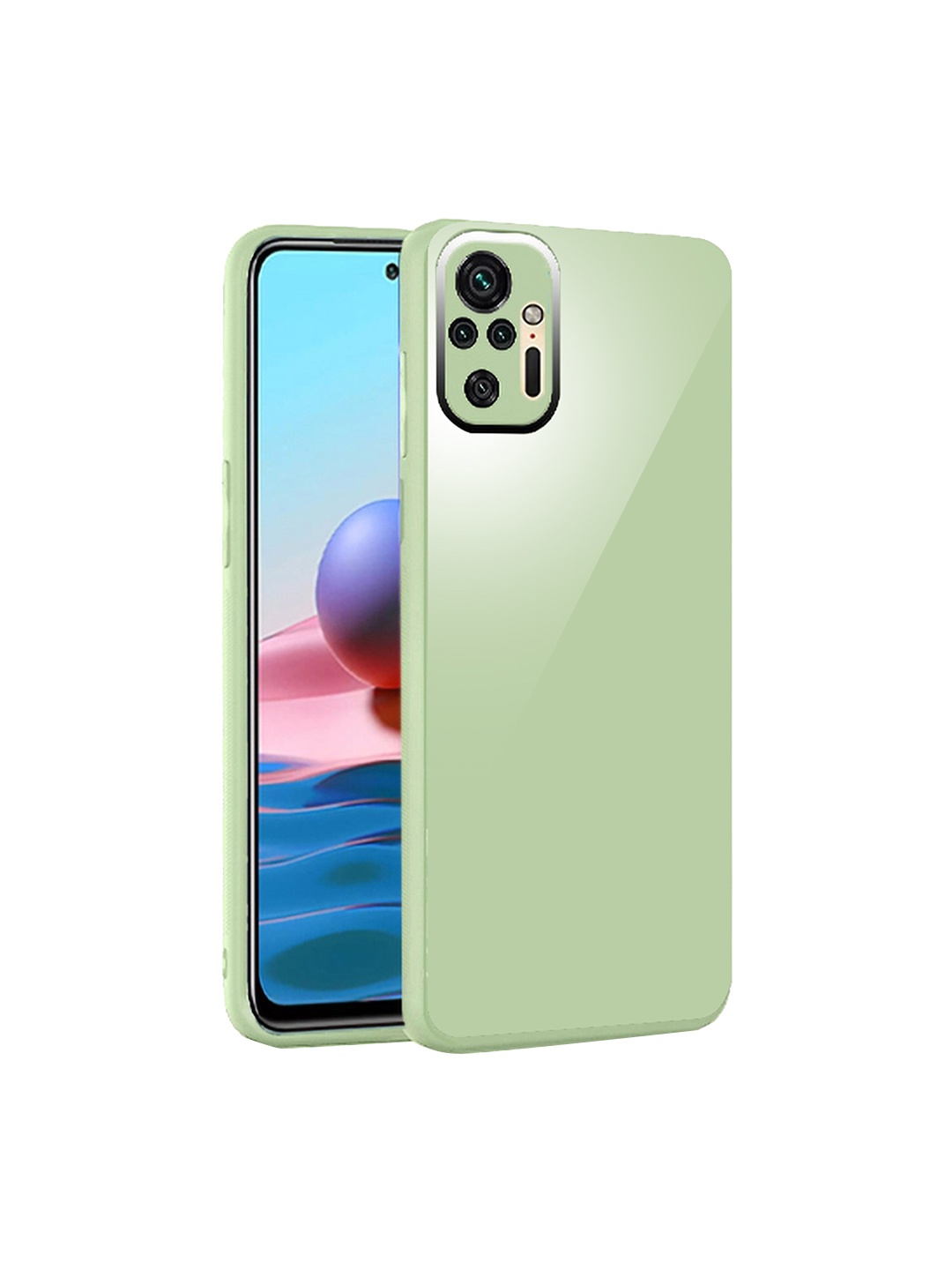 

Karwan mi Redmi Note 10 Pro Shock-Proof Mobile Back Case, Green