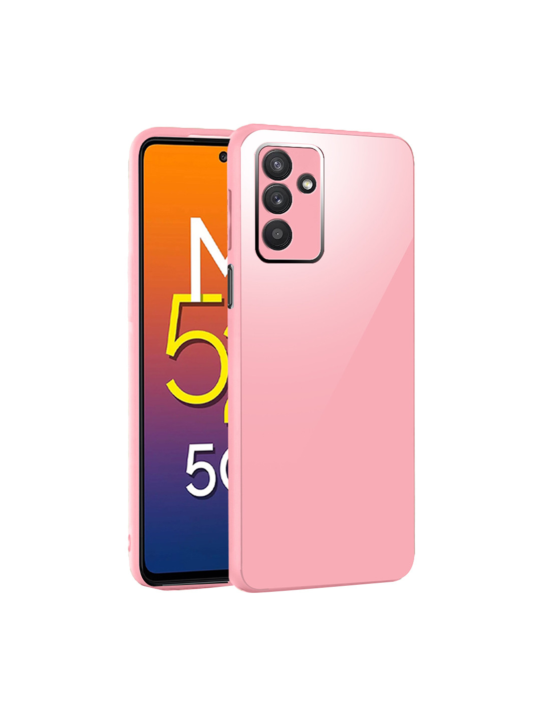 

Karwan Design Samsung Galaxy M52 Phone Back Case, Pink