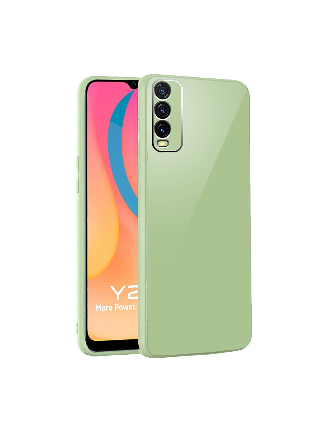 

Karwan Shock Proof Vivo Y20 Phone Back Cover, Green