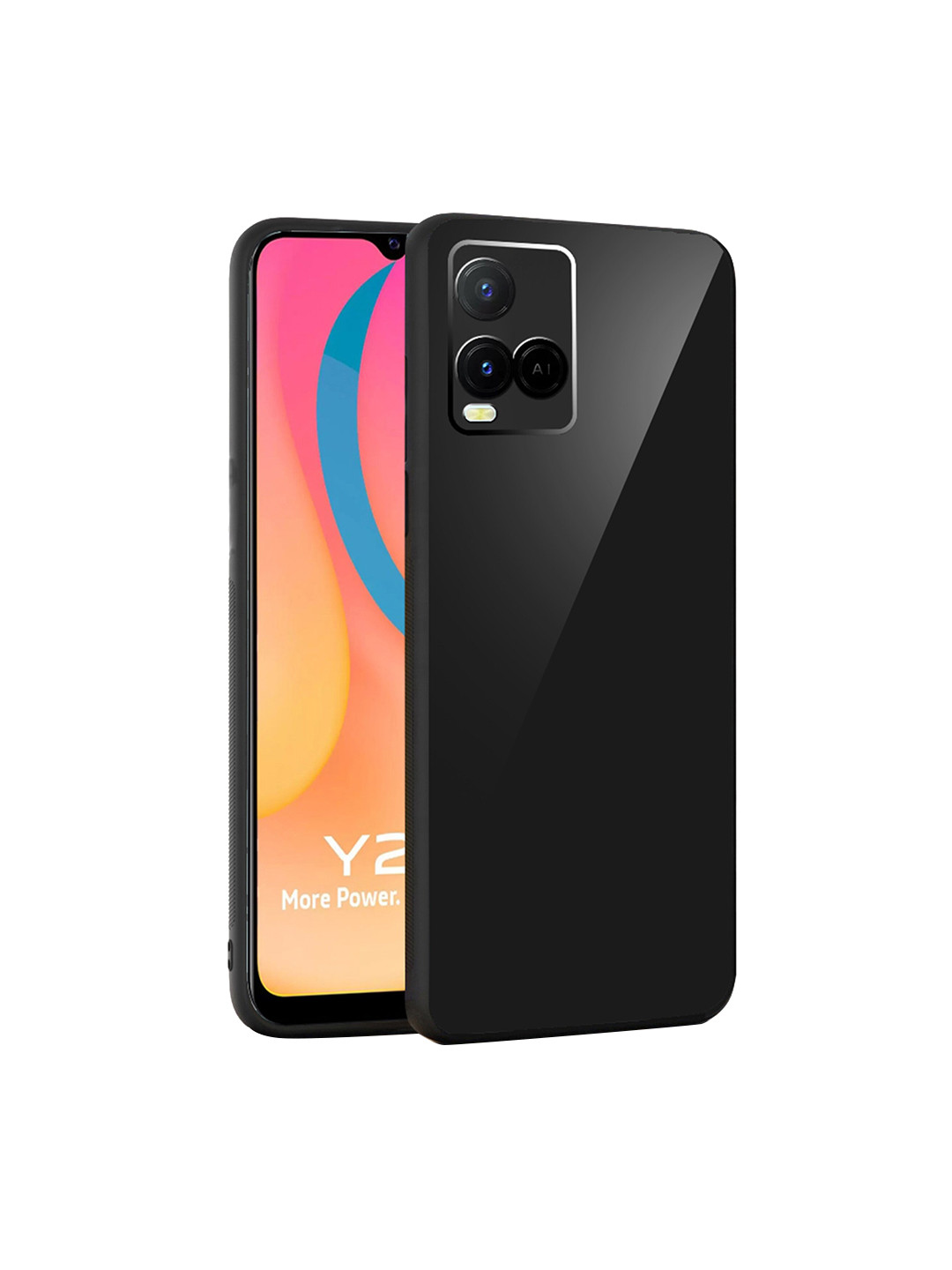

Karwan Design Vivo Y21 Phone Back Case, Black