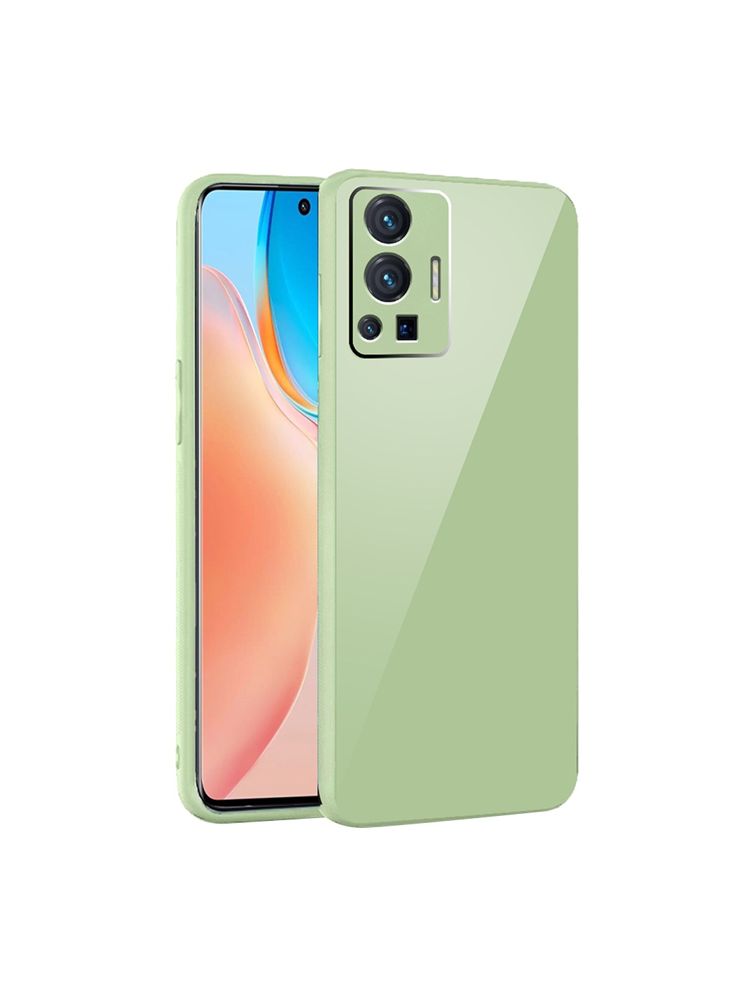 

Karwan Shock Proof Vivo X70 Pro Phone Back Case, Green