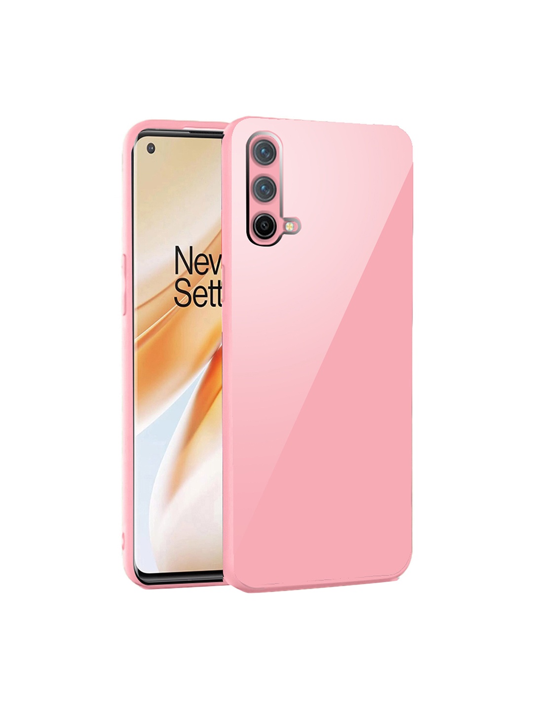 

Karwan OnePlus Nord CE 5G Shock-Proof Mobile Back Case Cover, Pink