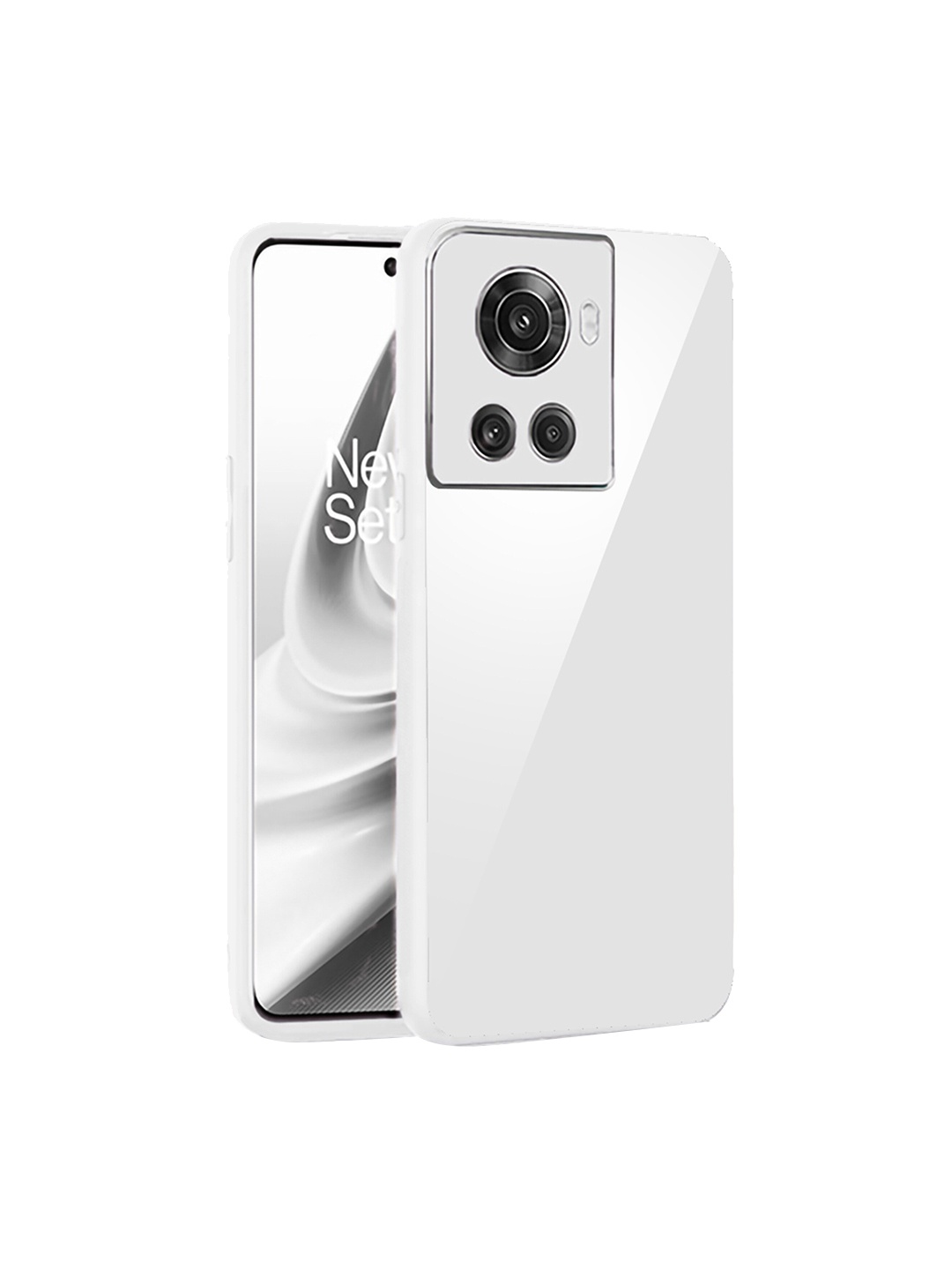 

Karwan OnePlus 10R 5G Shock Proof Phone Back Cover, White