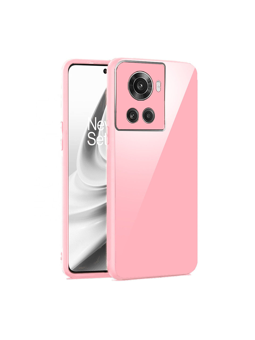 

Karwan One Plus 10R Phone Back Case, Pink