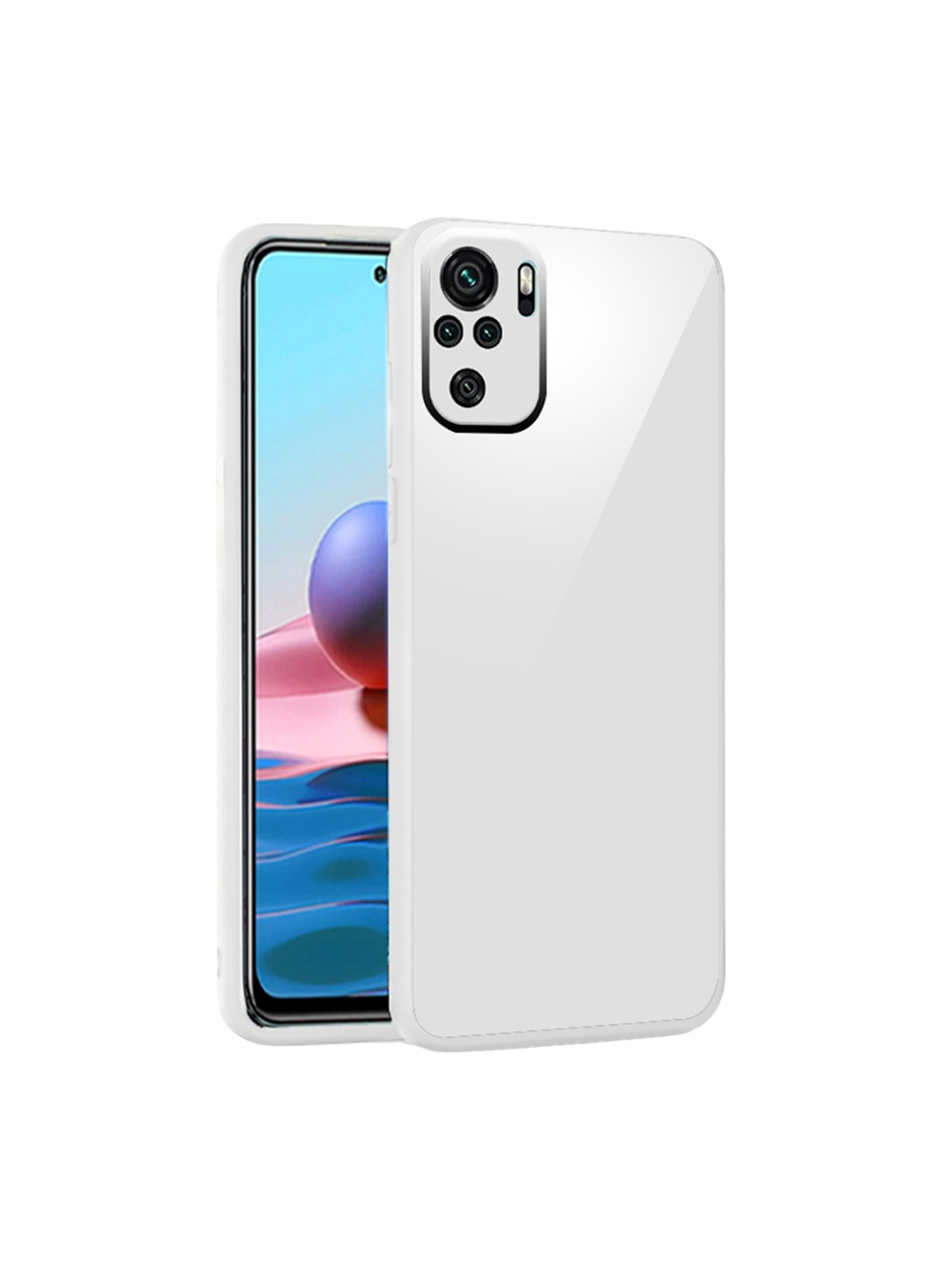 

Karwan Mi Redmi Note 10 Shock Proof Phone Back Case, White