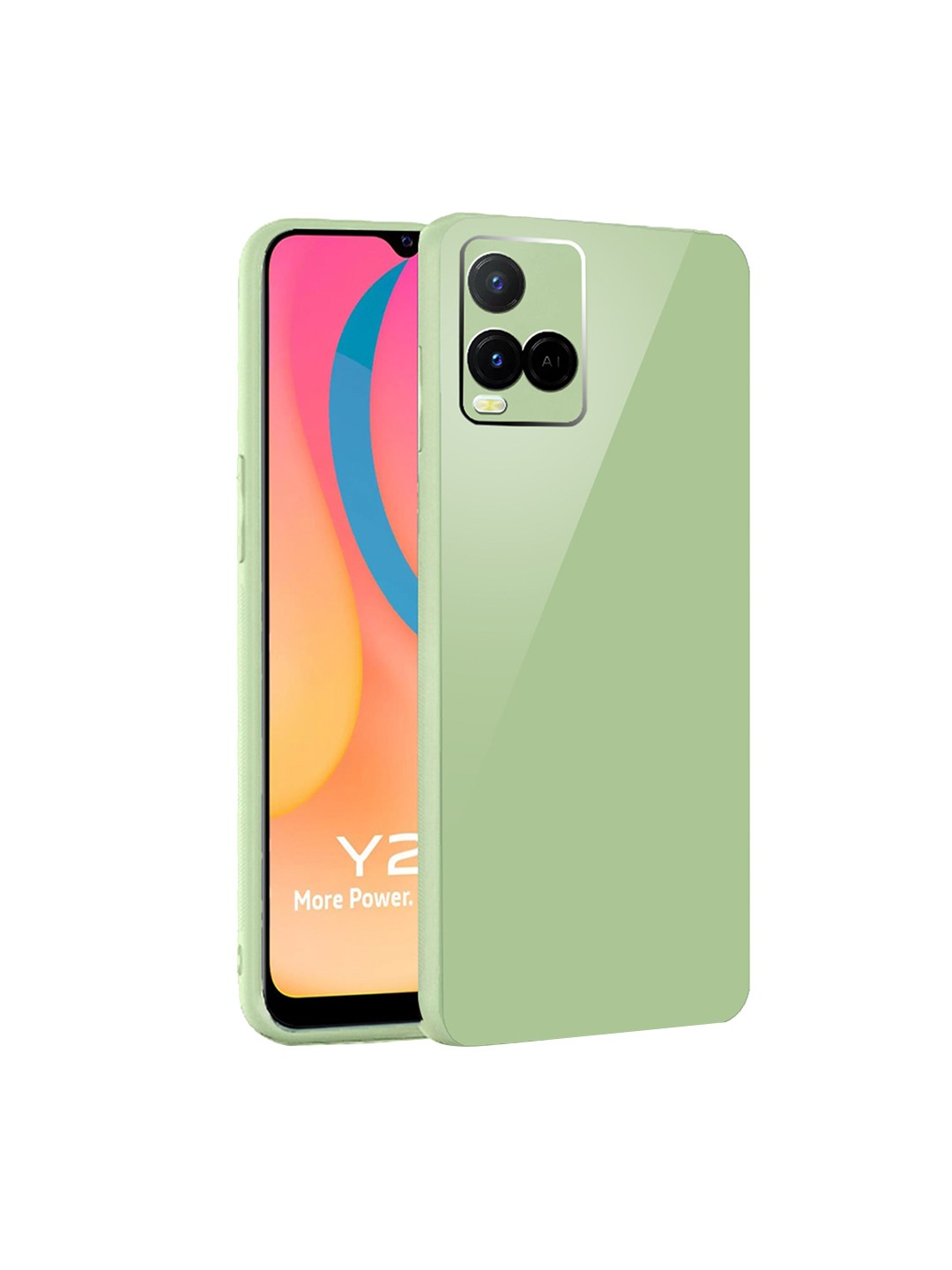 

Karwan Vivo Y21 Mobile Back Cover, Green