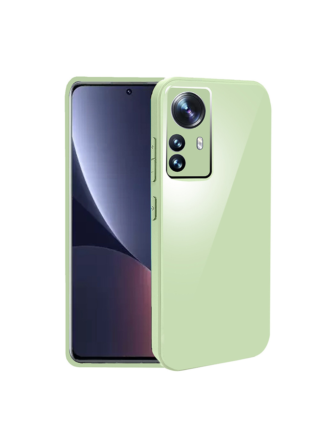 

Karwan Xiaomi 12 Pro Mobile Back Cover, Green