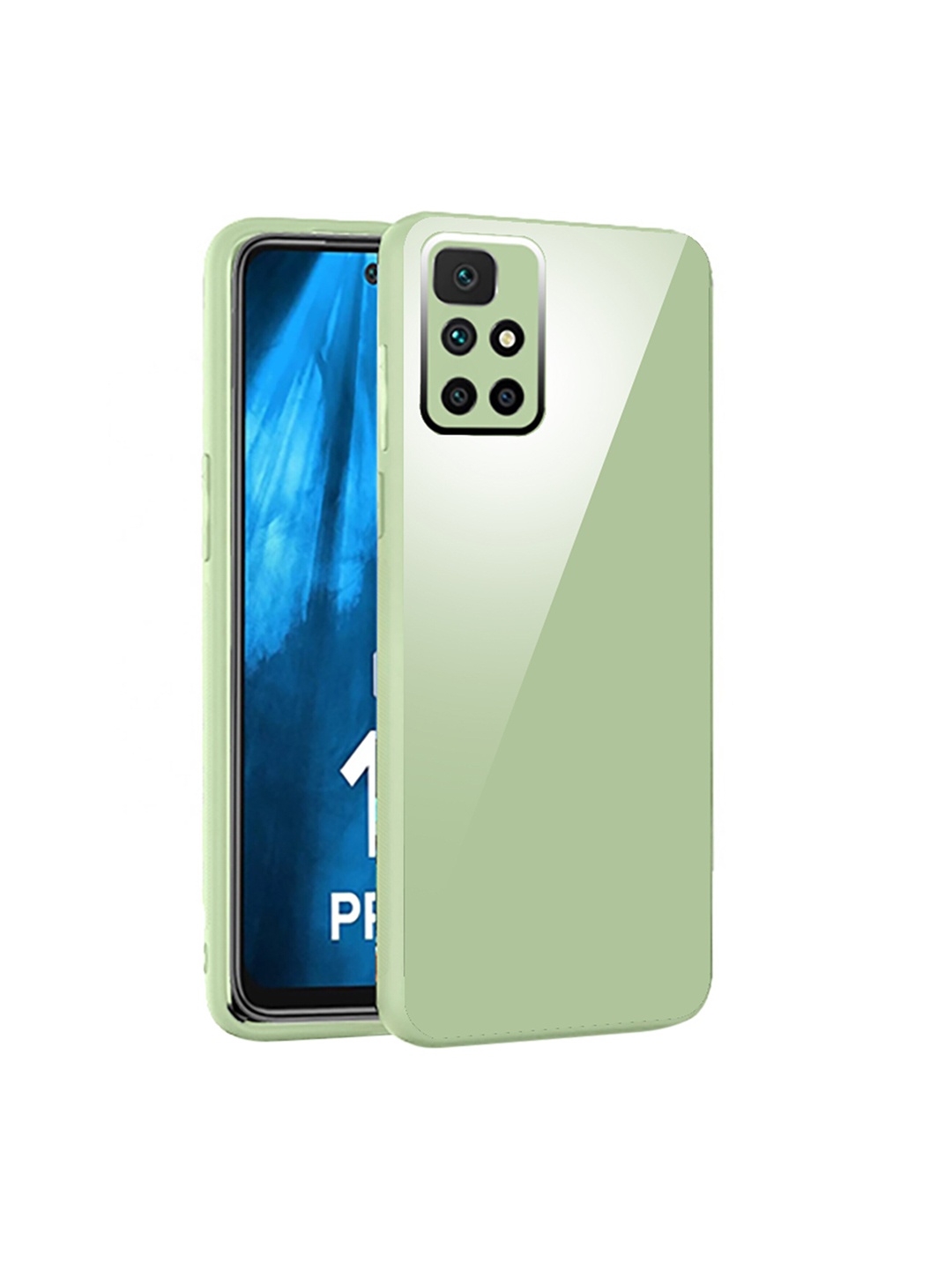 

Karwan Shock Proof REDMI 10 Prime Phone Back Case, Green