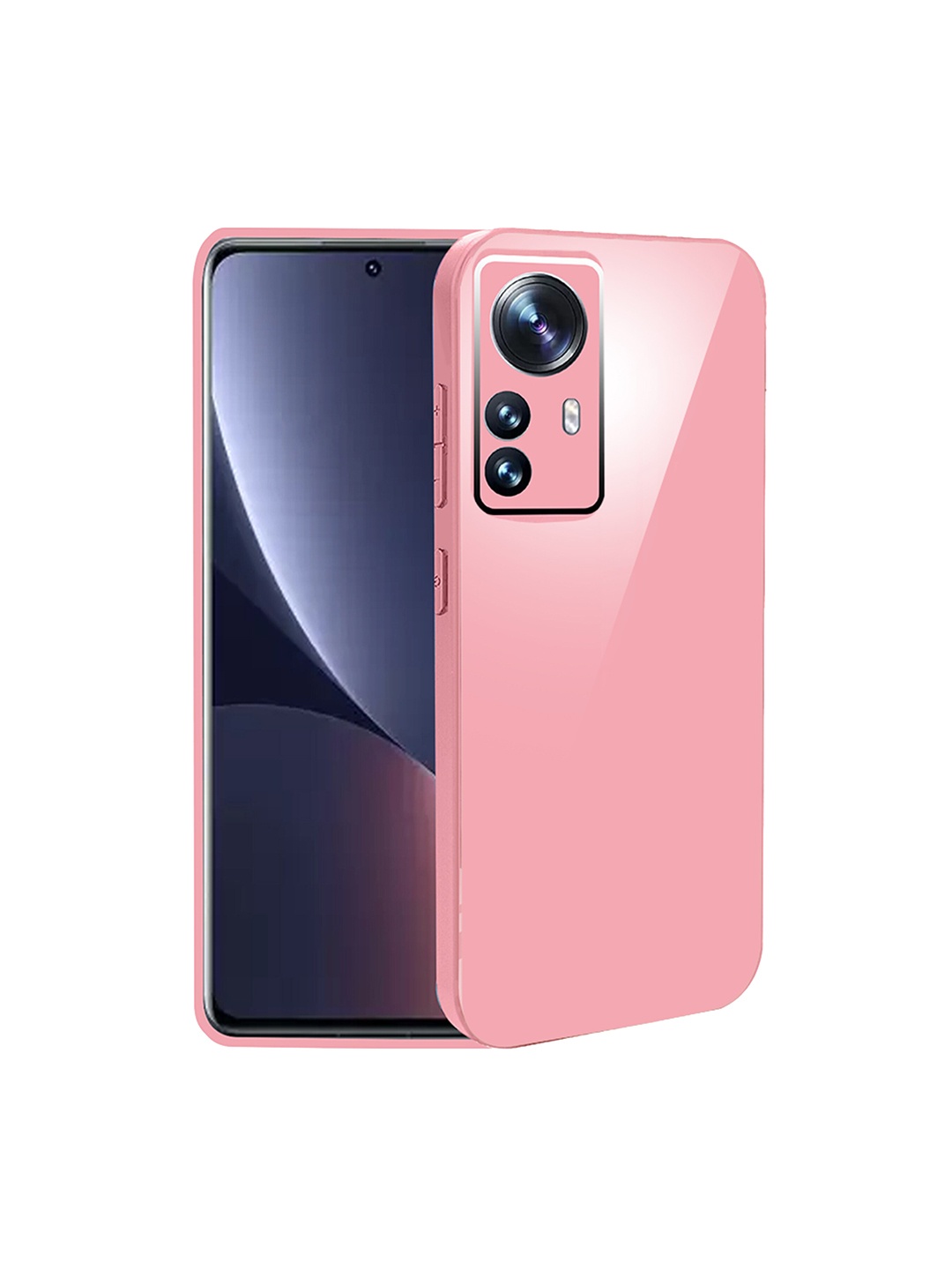 

Karwan Xiaomi 12 Pro Mobile Back Cover, Pink